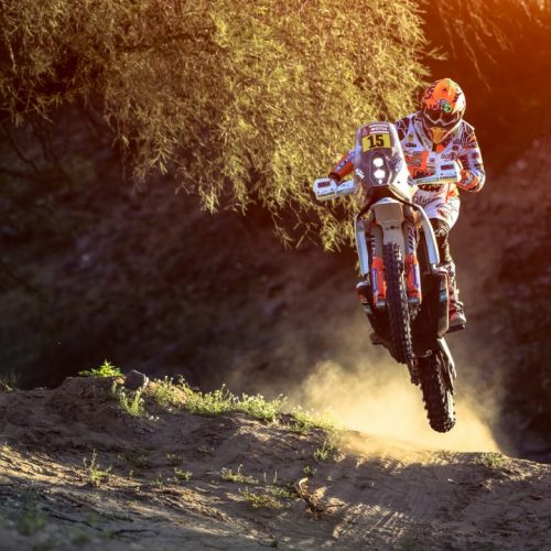 Laia Sanz (ESP) of KTM Factory Racing Team races during stage 13 of Rally Dakar 2018 from San Juan to Cordoba, Argentina on January 19, 2018. // Flavien Duhamel/Red Bull Content Pool // P-20180119-01046 // Usage for editorial use only // Please go to www.redbullcontentpool.com for further information. //
